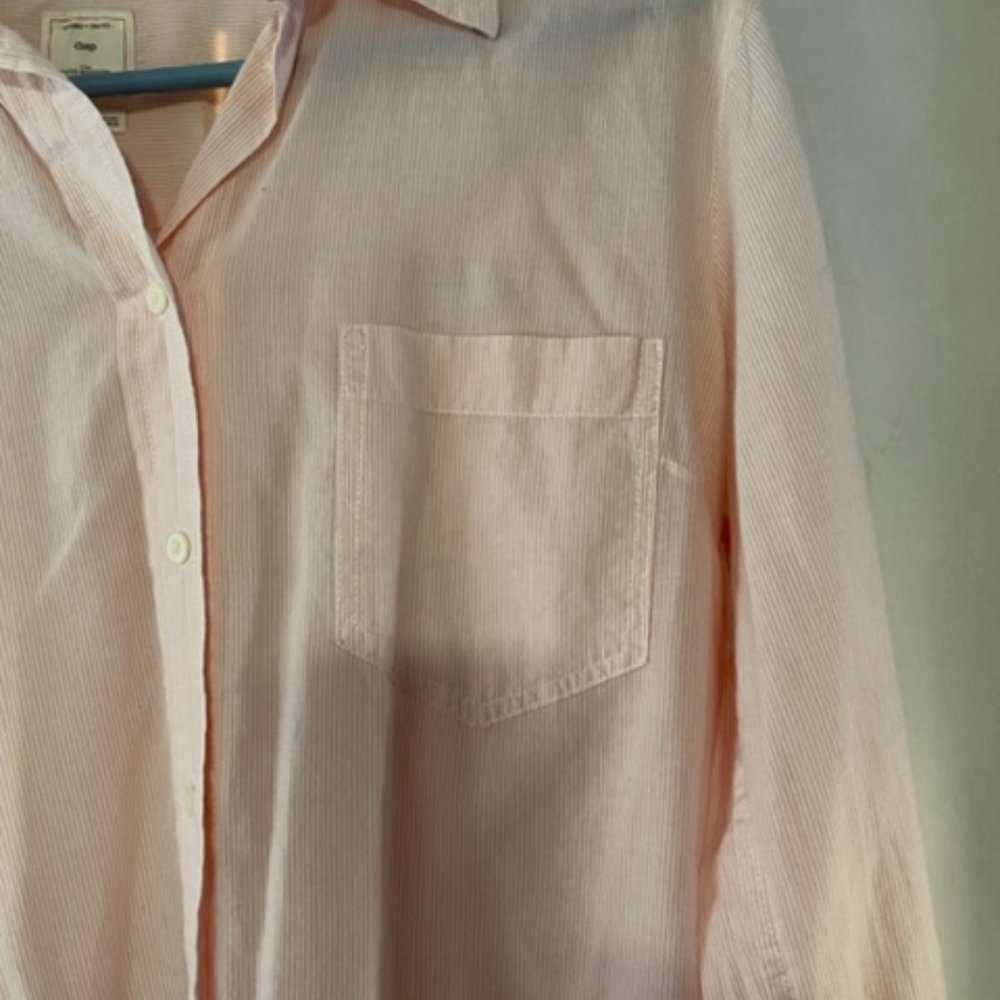 Pink button down blouse - Picture 2 of 4